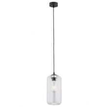 Kalimera lampa wisząca transparentna/czarna 1x15W E27